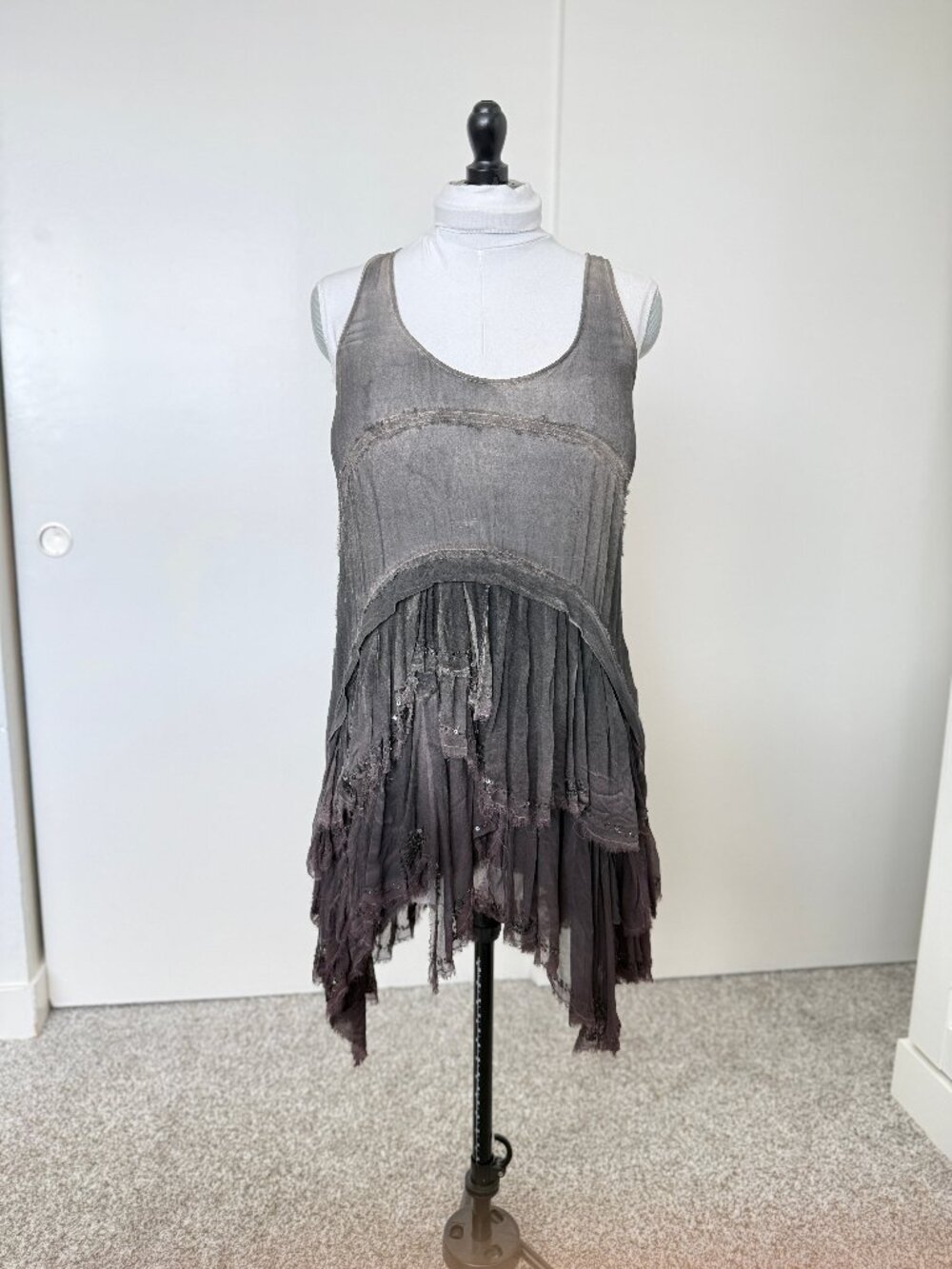 Vintage All Saints Eider Top - Gray